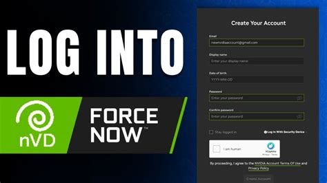 create account for geforce now, How to create account & login into nvidia geforce experience on windows