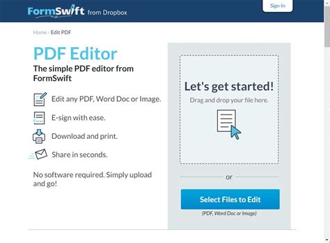 create pdf forms free with formswift, How to create fillable pdf forms for free