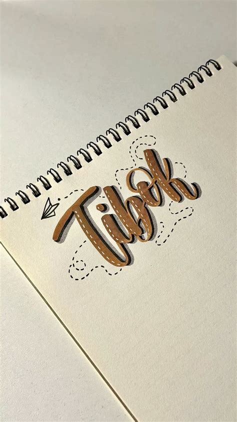 creative calligraphy in brown paper, Calligraphy & lettering on brown paper on behance