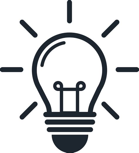creative light bulb icon.png, Light bulb icon, creative icon. 20522574 png