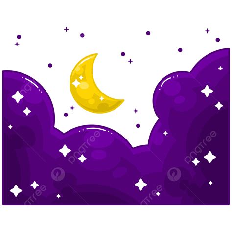 crescent moon clip art border, Free vectors