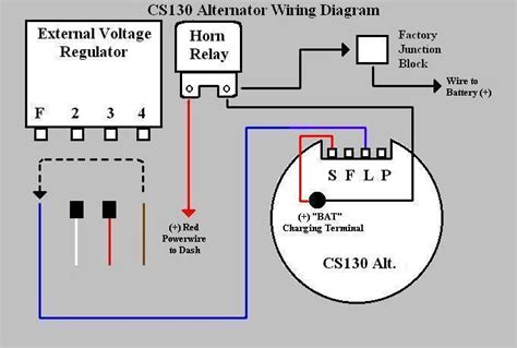 cs 130 alternator wiring diagram 