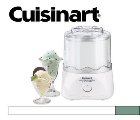 cuisinart ice cream maker manual pdf
