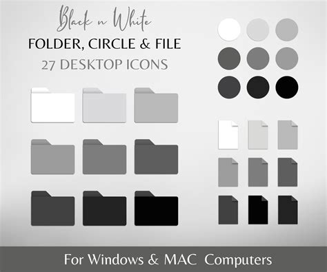 cute black and white folder icon, Folder icon black and white