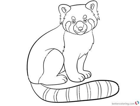 cute red panda coloring sheet, Red panda coloring pages cute cartoon coloring sheet. Panda coloring red pages cute sheet cartoon printable baby kids color adults cartoons print bettercoloring template