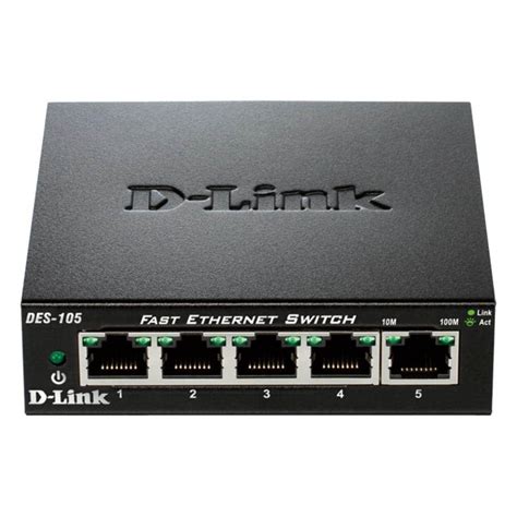 d-link ethernet switch, D-link dgs-105 5 ports ethernet switch. Switch ethernet link dgs ports