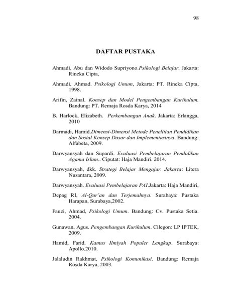 DAFTAR PUSTAKA PDF Download