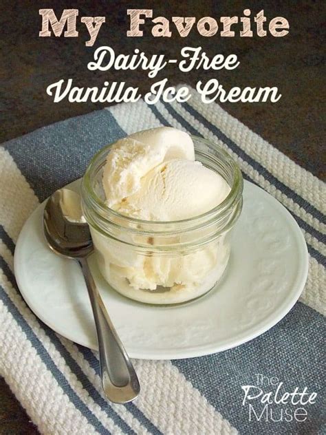 dairy free vanilla ice cream recipe