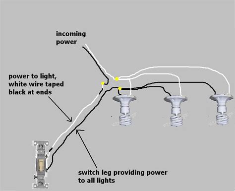 daisy chain on one switch wiring diagram lights 