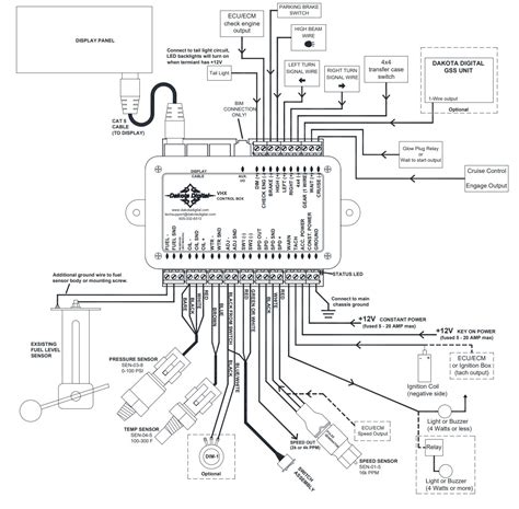 dakota digital gauges wiring diagram 