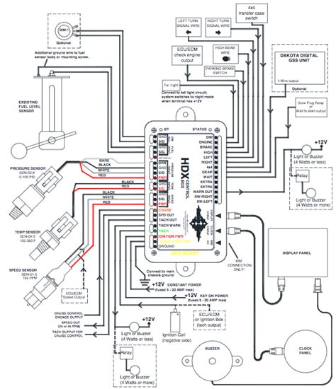 dakota digital motorcycle wiring diagram 