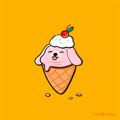 dancing dog ice cream