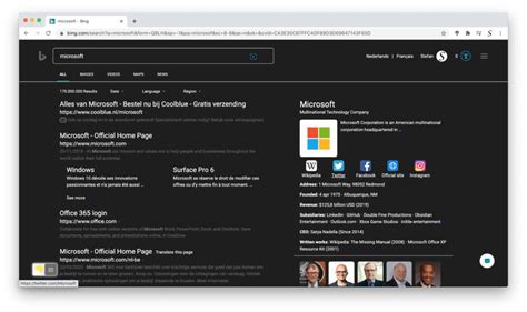 dark mode for browser bing, How to enable bing dark mode that completely free (0$)?