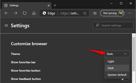 dark mode for browser edge, Microsoft edge dark mode and tips for dark mode websites
