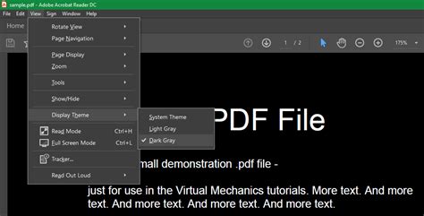 dark mode for pdfs, Dark mode: darken the color scheme at night