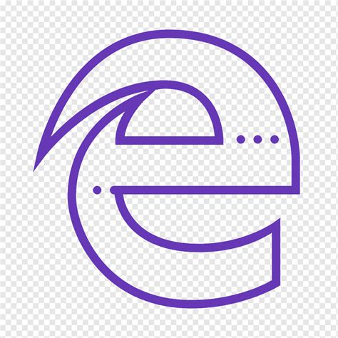 dark purple microsoft edge icon, Logo web browser computer icons microsoft edge, microsoft, purple