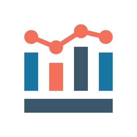 data and analytics icon, Data chart data analytics icon monitoring big data analysis containing