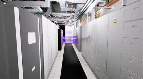 Data Center Walkthrough Simulation Simulation