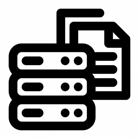 data repository icon, Data repository icon