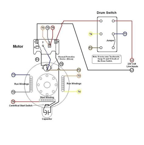 dayton reversible motor wiring diagram 