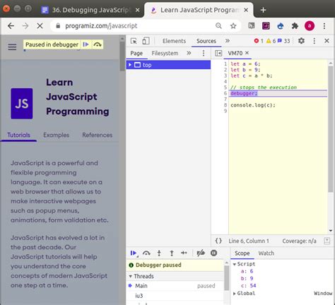 debugger in javascript not working in chrome, Using visual studio code debug javascript rbraf. 5.4. working with javascript — gui composer getting started