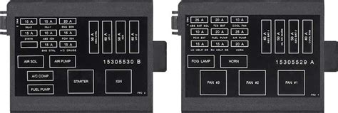 decals camaro fuse box 