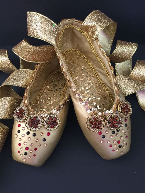 decorated pointe shoes
