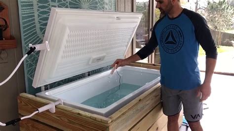 deep freezer ice bath