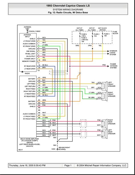 delco radio wiring diagram 1993 