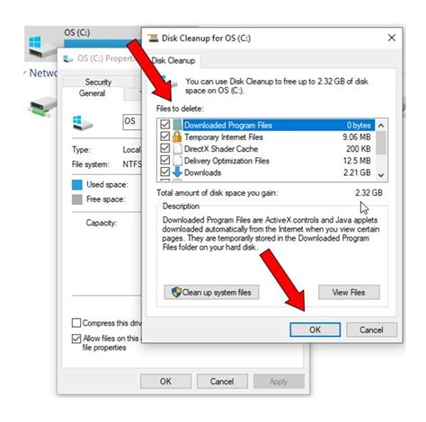 delete files using disk cleanup, How to delete unnecessary files using disk cleanup in windows 10