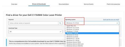 dell c1760nw printer driver, Dell c1760nw workgroup color ethernet (rj-45) / usb led printer