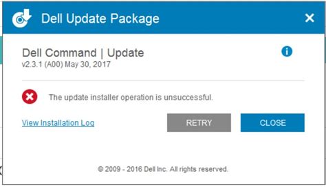 dell command update failed to install, Dell command update for windows 11