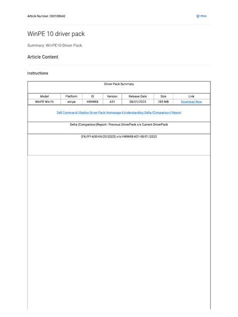 dell driver packs winpe, Finding winpe drivers for dell servers. Dell winpe drivers servers finding openmanage package downloading extract simply find after