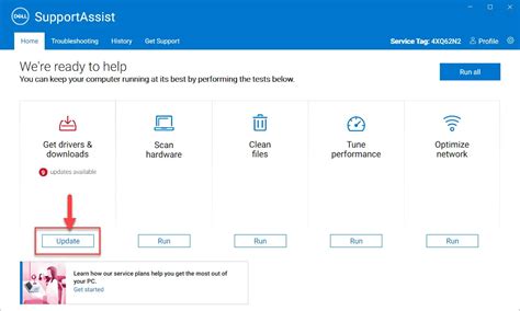 dell support assist update drivers, 