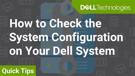 dell system check online, Checking hardware configuration (driver install)