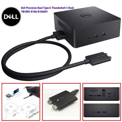 dell thunderbolt docking station drivers k16a, Dell tb16 thunderbolt 3 usb-c docking station dock