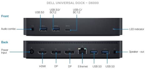 dell universal dock d6000 driver, Docking station dell universal d6000 uhd usb 3.0