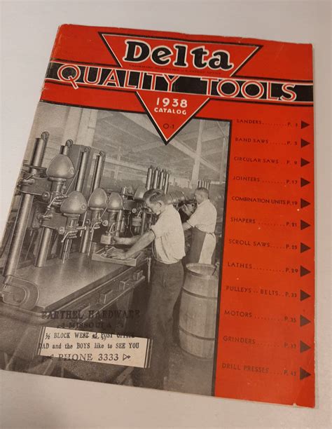 Delta Tools Catalog