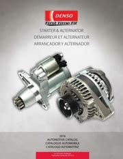 Denso Alternator Catalog