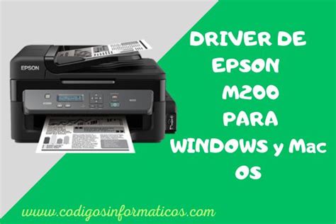 descargar driver epson m200, Descargar driver epson m200. Epson m200 workforce instalación descargue impresora