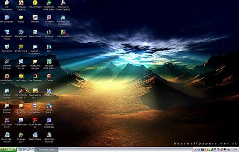 desktop background for icons, 