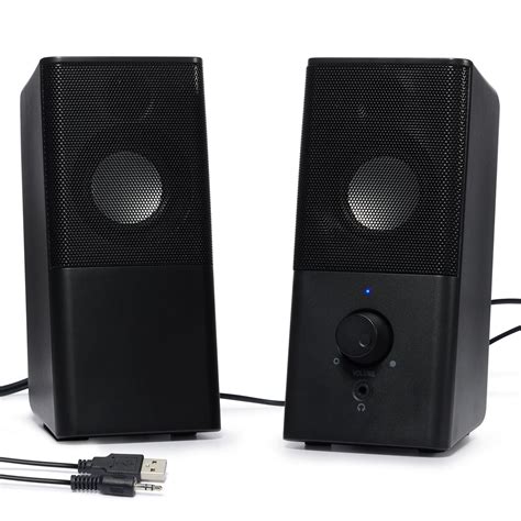 desktop speakers for pc usb, Computer speakers, usb powered pc speakers wired stereo desktop