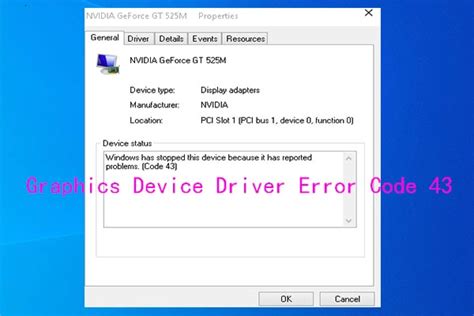 device driver error code 43, Device error automatically detect. Top 6 methods to fix graphics device driver error code 43