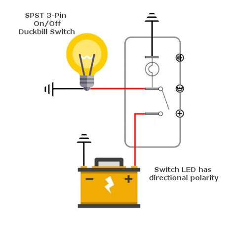 diagram led toggle switch wire 
