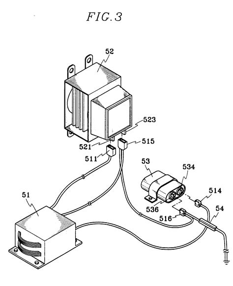 diagram microwave wiring capaister 