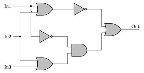 diagram of a logic circuit 