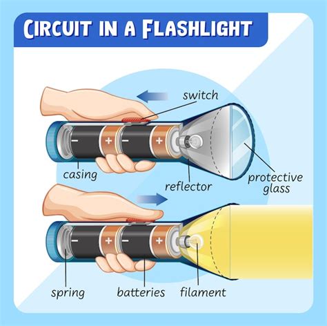 diagram of shaking flashlight 