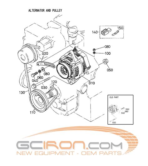 diagram parts engine kubota 1462di 