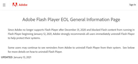 did adobe flash player shut down, Topic · flash game · change.org