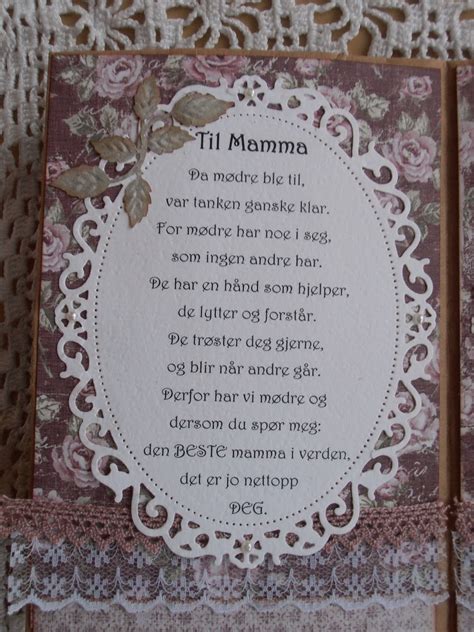 dikt om mamma